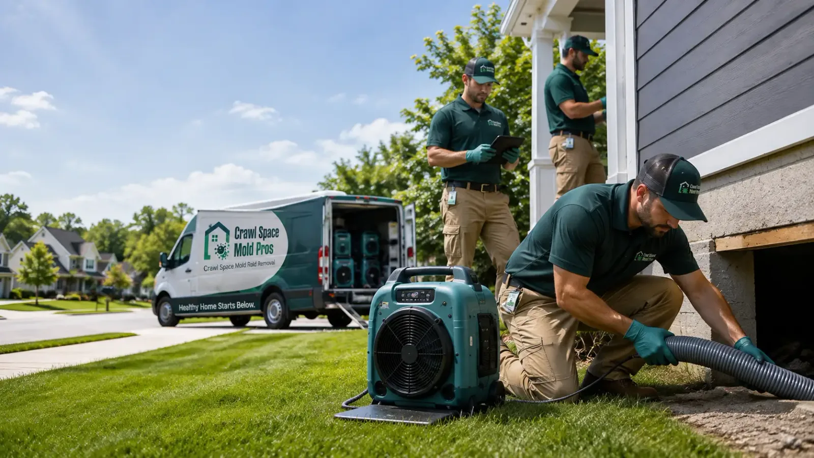 Crawl Space Mold Removal in Sterling, NE